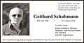Gotthard Schuhmann