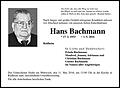 Hans Bachmann