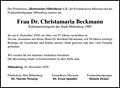 Christamaria Beckmann