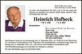 Heinrich Hofbeck