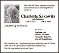 Charlotte Sakowitz
