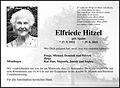 Elfriede Hitzel