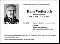 Hans Wetteroth