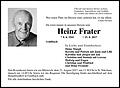 Heinz Frater