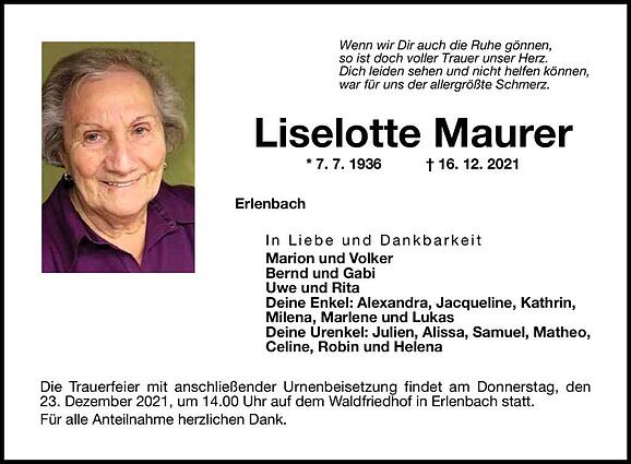 Lieselotte Maurer