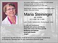 Maria Steininger