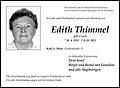 Edith Thimmel