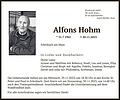 Alfons Hohm