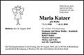 Maria Katzer