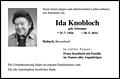 Ida Knobloch