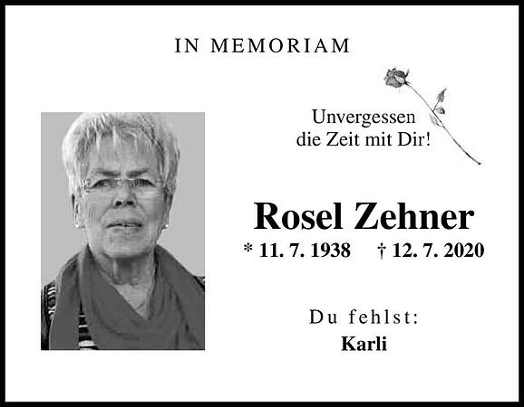 Rosel Zehner, geb. Nagel