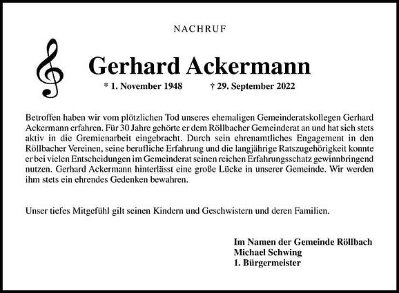 Gerhard Ackermann