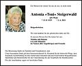 Antonia Toni Steigerwald