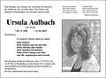 Ursula Aulbach