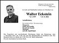 Walter Eckstein