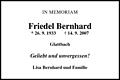 Friedel Bernhard