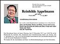 Reinhilde Appelmann