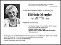 Elfriede Mergler