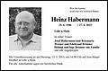 Heinz Habermann