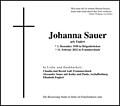 Johanna Sauer