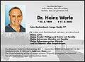 Dr. Heinz Werle