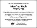 Manfred Koch