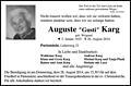 Auguste Karg
