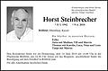 Horst Steinbrecher
