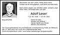 Adolf Leser