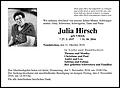 Julia Hirsch