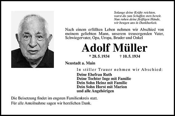 Adolf Müller