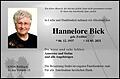 Hannelore Bick