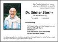 Dr. Günter Sturm