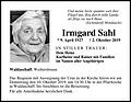 Irmgard Sahl
