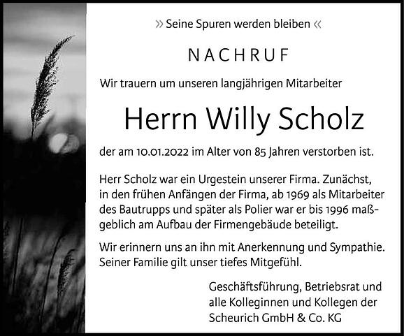Willy Scholz
