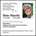 Hans Mauritz