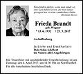 Frieda Brandt