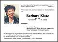Barbara Klotz