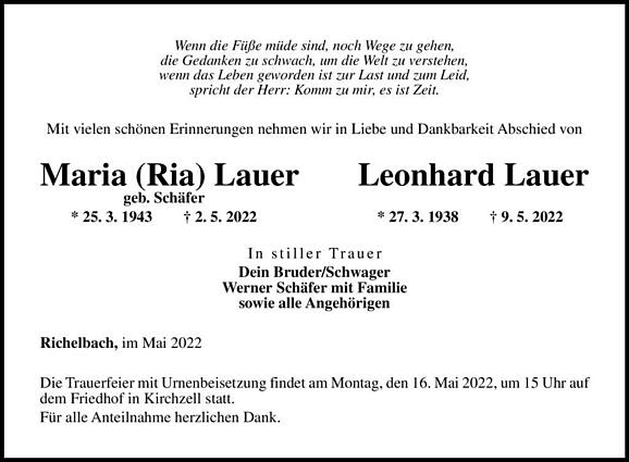Maria & Leonhard Lauer