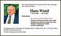 Hans Watzl