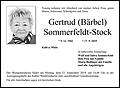 Gertrud Sommerfeldt-Stock