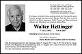 Walter Hettinger