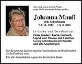 Johanna Mauß