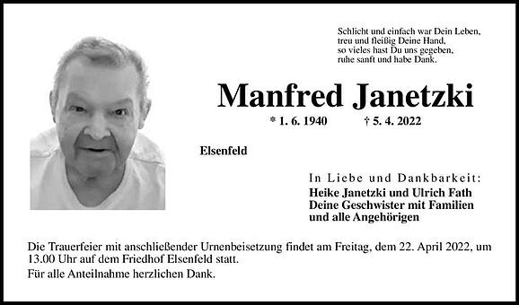 Manfred Janetzki