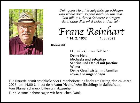 Franz Reinhart
