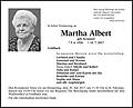 Martha Albert