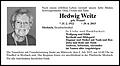 Hedwig Weitz