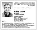 Hilde Mohr