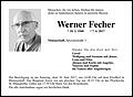 Werner Fecher