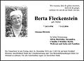 Berta Fleckenstein